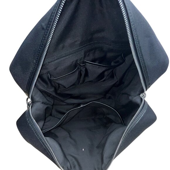 AMC Networks Black Nylon & Leather  Adjustable Shoulder Strap Duffle Bag Sz XL - Picture 9 of 12